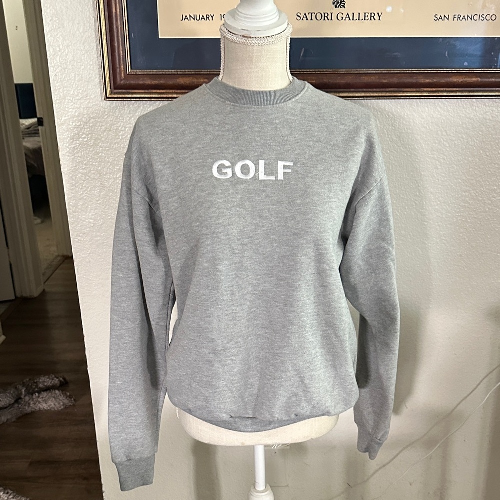 Golf Wang Light Gray Crewneck Sweater